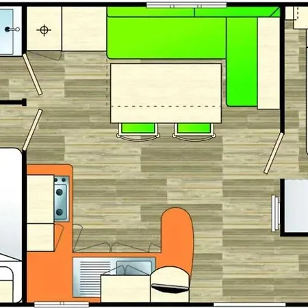 Mobilhome 3 Etoiles - Piscine - Eehdbc Sigean