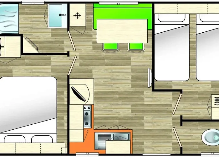 Campingplads 3 Etoiles - Piscine - Eehdai